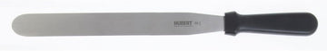 HUBERT Spatula Stainless Steel with Black Polypropylene Handle - 10"L Blade
