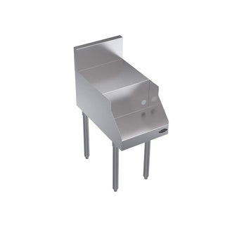 Metal Royal Series Blender Station with Flat Top 14"W x 24"D by Krowne – Metal, Metallic, Model KR24-14BF