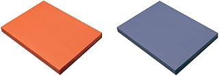 Prang Construction Paper, Orange & Blue, 9" x 12", 100 Sheets Each