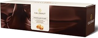 Callebaut Semi-Sweet Chocolate Baking Sticks 1.6kg Box (300ct) | 44% min dry cocoa solids; 25.6% fat; perfect for bakery applications