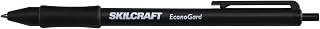 AbilityOne 7520015425943 - EconoGard™ Pen - Medium Point - Black Ink - 12 units