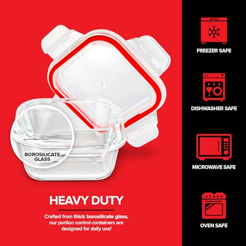 Stock Your Home 4oz / Transparent / 4.0 fluid_ounces Container Sets