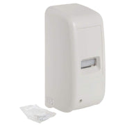 Touchless Soap Dispenser Battery Operated Hands Free by HUBERT – Plastic, White, Model 699White