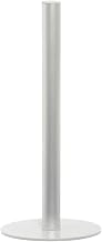 HUBERT Sign Holder Silver Metal Post 2-Way Multi-Pocket - 6 1/2" L x 15" H