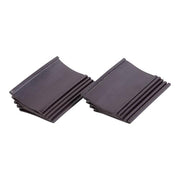 MasterVision 3" x 1-3/4" / Black Holders / 10 Pack Label Holders