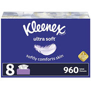 Kleenex White / 120 Count (Pack of 8) / OLD Box Tissues
