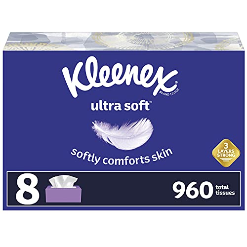 Kleenex White / 120 Count (Pack of 8) / OLD Box Tissues