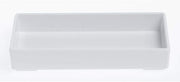 HUBERT White Melamine Tray - 6 3/4" L x 3 1/4" W x 1 1/8" H