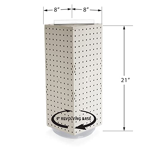 Azar Displays Pegboard Only / White / Small Display Racks