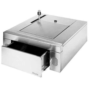 High Security Pass Thru Drawer w/Internal Speaker by Shuresafe – Stainless Steel, Gray, Model SPT330