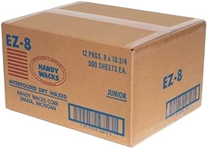 8X10.75 Interfolded Deli Dry Wax Tissue, 500 per pack - 12 packs per case