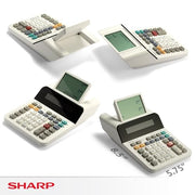 Sharp Compact / Calculator / White Printing