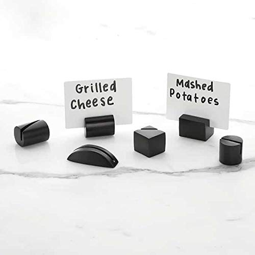 Aluminum Card Holder by American Metalcraft – Aluminum, Black, Model BLCHR1