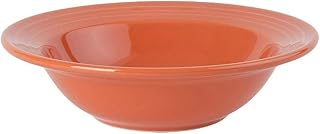 Tuxton China CPD-066 Grapefruit, 9 oz., 6-3/4" Diameter, Round, Microwave and Dishwasher Safe, Oven Proof, Fully Vitrified, Ceramic, TuxCare, Healthcare, Concentrix, Papaya, Pack of 12