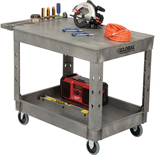 Global Industrial Gray / 45"L x 25.5"W x 32.5"H / Industrial Utility Carts