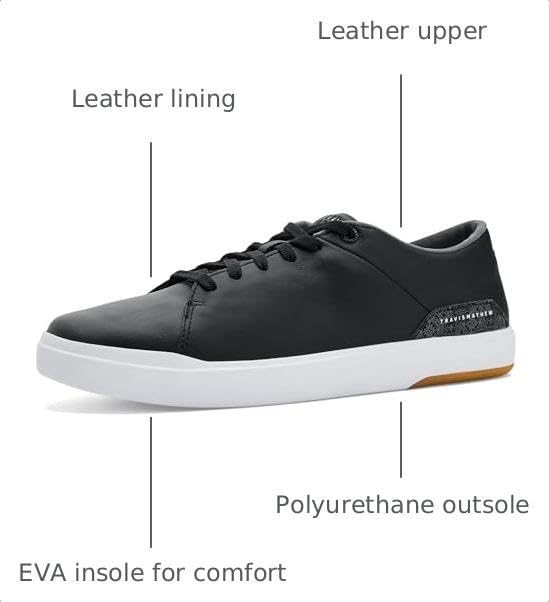 Mens The Modern Cup Black 11 Medium by TravisMathew – Leather, Black, Model A41109