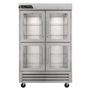 Traulsen (2) Split Glass Doors / Silver / 45.13 cubic_feet Refrigerators