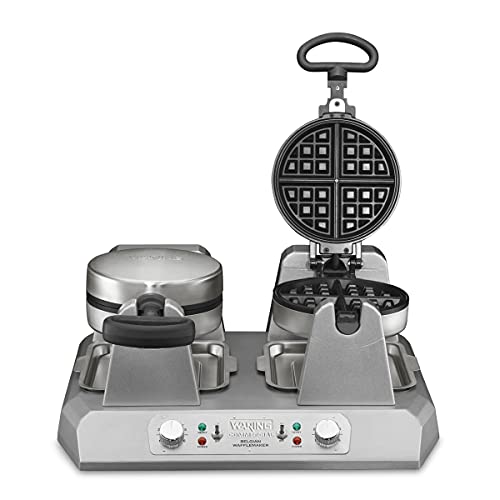 Waring Belgian Double Waffle Maker | 120V, 2400W / gray / 1 Waffle Irons