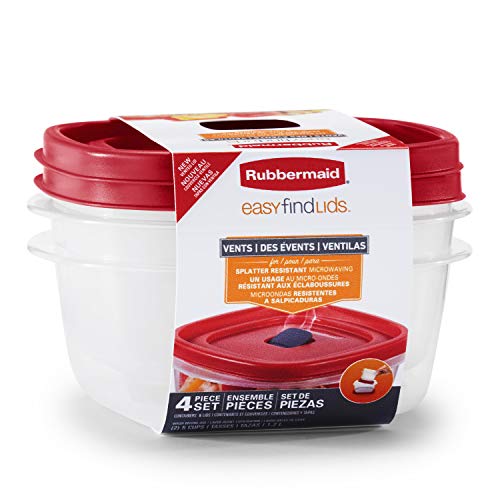Rubbermaid 5-Cup 2Pk / Set / Variety Pack Food Jars & Canisters