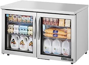 True TUC-48G-ADA-HC~FGD01 48" W Undercounter Refrigerator w/ (2) Sections & (2) Doors, 115v
