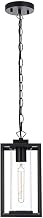 Elegant Lighting Memphis 7" Outdoor Pendant in Black