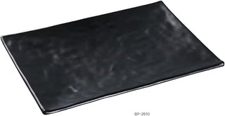 Yanco BP-2010 Black Pearl-1 Rectangular Plate Black - Pack of 48