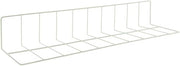 HUBERT L Shape Wire Fence Divider White Epoxy Coat - 26"L x 4" and 6" Sides