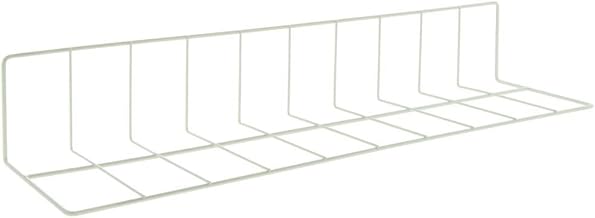 HUBERT L Shape Wire Fence Divider White Epoxy Coat - 26"L x 4" and 6" Sides