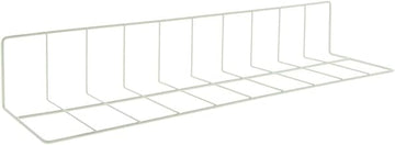 HUBERT L Shape Wire Fence Divider White Epoxy Coat - 26"L x 4" and 6" Sides