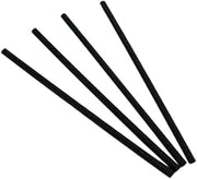 MarketPro Unwrapped Jumbo Straw Black, 7.75" Overall Length | 5000/Case