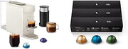 Nespresso Vertuo Up Coffee and Espresso Maker by DeLonghi, White with Aeroccino Milk Frother and Capsules