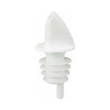 Pourer, Free Flow, Plastic, White - Standard Liquor Pourers-PPR-2W by Winco – Commercial Grade