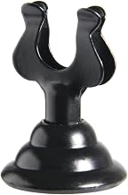 HUBERT® Matte Black Stainless Steel Harp Style Sign Holder - 1 1/2" H