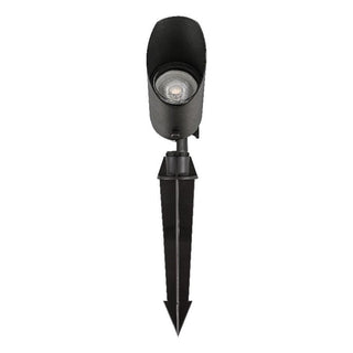 Elitco Outdoor 12V Cast Brass Spot Light 2.25Inch W X 8Inch High in Dark Bronze by Elitco Lighting – unspecified, Brass, Bronze, Model C049-DB
