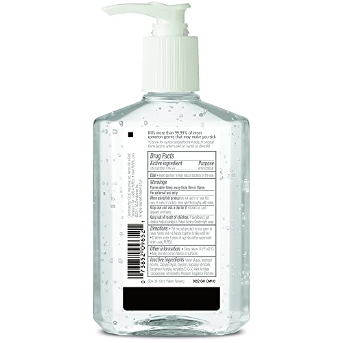 Purell 8 Fl Oz (Pack of 4) / White / liquid Hand Sanitizers