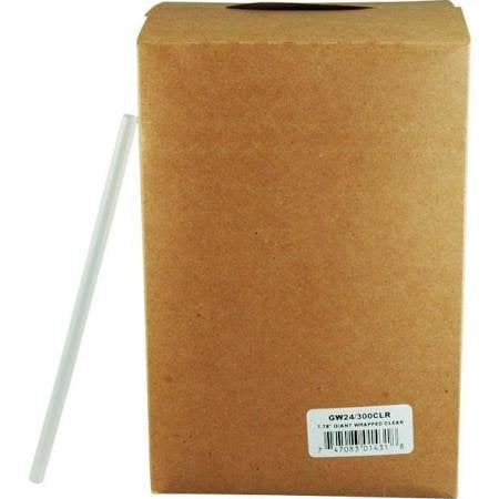 GW24300 7.75" GIANT CLEAR STRW CASE OF 7200