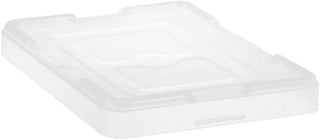 QUANTUM STORAGE SYSTEMS COV92000CL Cover for Dividable Grid Container DG92035, DG92080 and DG92060, Clear, 4-Pack