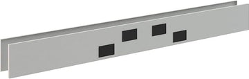 Interion Modular Partition Raceway Power Kit with Data for Baseline Raceway, 48"W