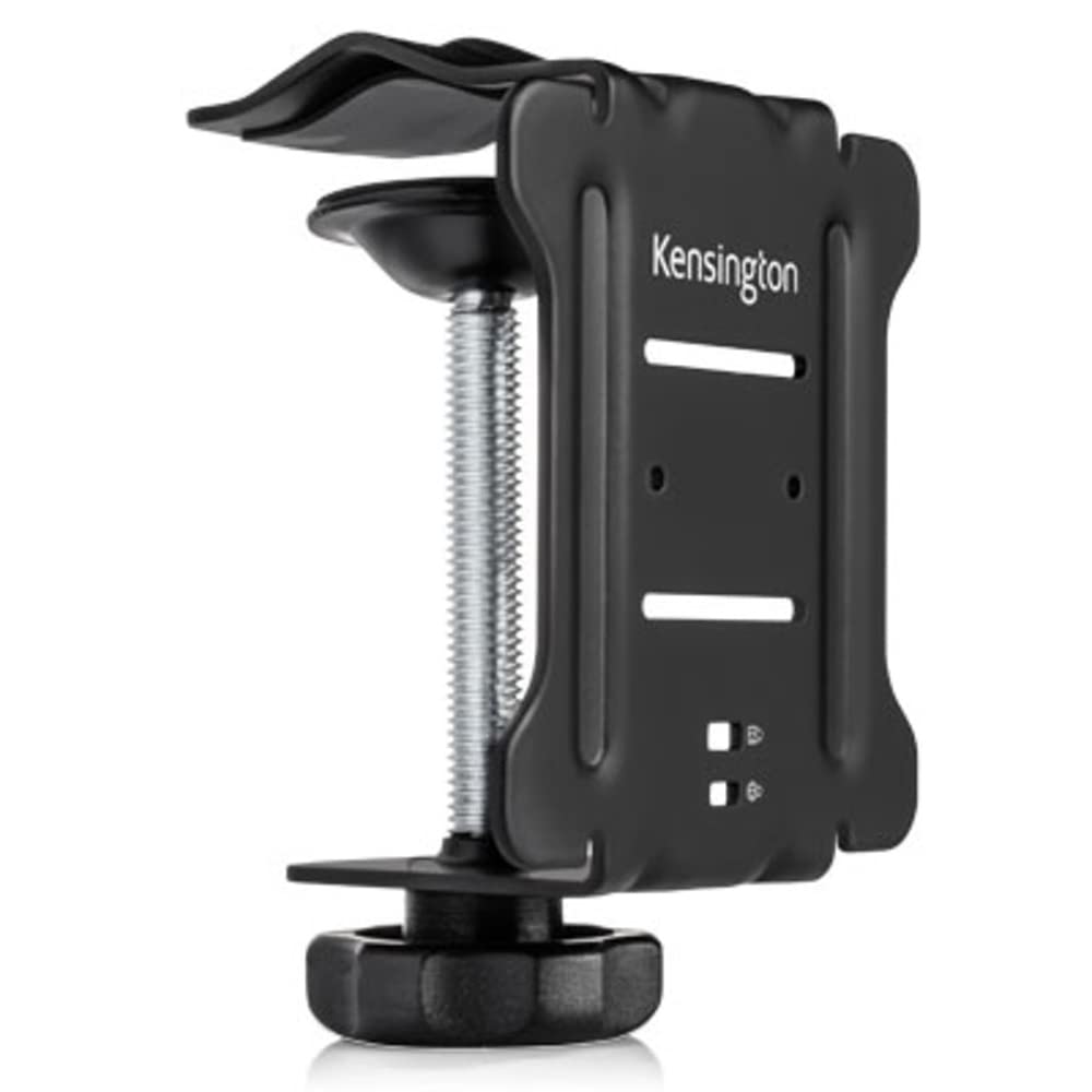 Docking Station Mounting Bracket () by Kensington – Universal, Aluminium, Black, Model K34050WW