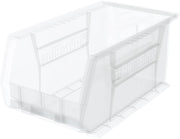 Akro-Mils Clear / Containers / 15-Inch x 8-Inch x 7-Inch, 12-Pack Bucket Organizers