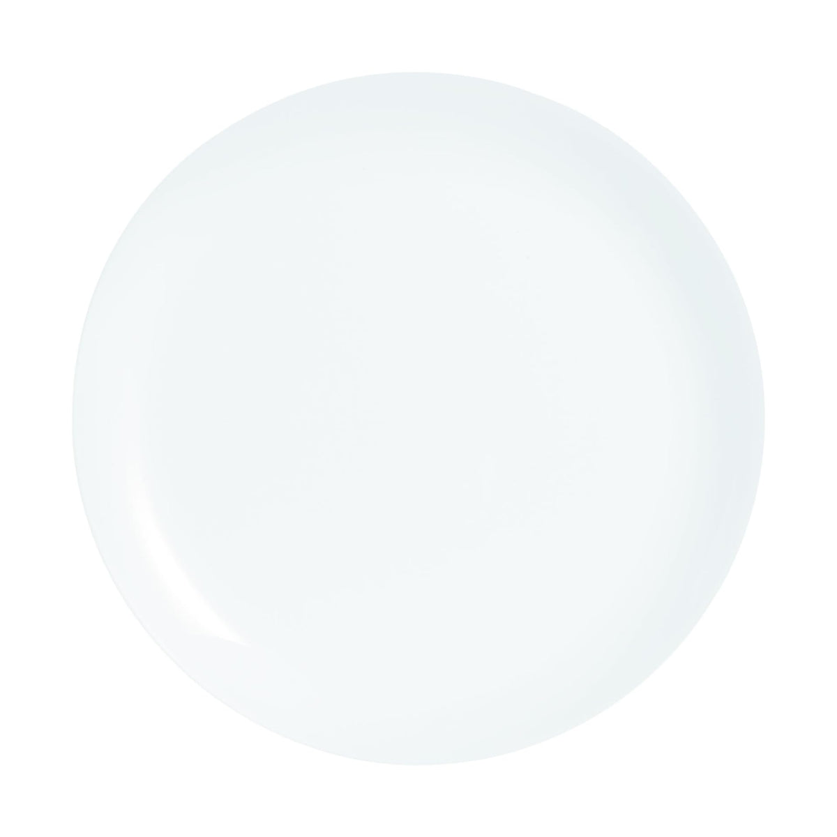 Glass Plate by Arcoroc – Teller flach 25cm, Glass, White, Model ARC N9361