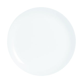 Glass Plate by Arcoroc – Teller flach 25cm, Glass, White, Model ARC N9361