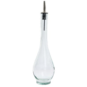 Siena 16 Oz. Green Tint Glass Oil Bottle by Tablecraft – 16 Ounces, 16.0 fluid_ounces, Glass, Clear, Model H931