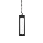 Amaris LED Outdoor Pendant Black by Lighting Design – Aluminium, Iron, and Glass, Black, Model OD604H15BK