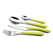 Amefa 32 Piece Cutlery Set for 8 People / Green / Modern Flatware Sets