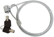 Notebook Laptop Security Keyed Kensington Compatible Universal Security Cable Lock - Bulk Packaged