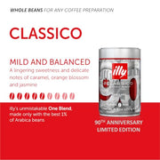 illy 90th Anniversay - Classico / 8.8 Ounce (Pack of 1) / 1 Roasted Coffee Beans