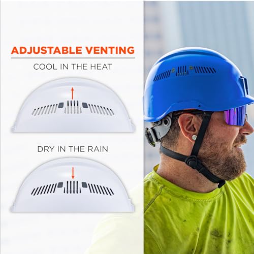 Ergodyne Blue / One Size Fits Most / Safety Helmet - Type 2, Class C Hard Hats