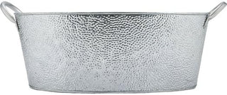 Tablecraft GT2313 Galvanized Collection Beverage Tub 23" x 13" x 7-1/2" oval ga