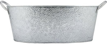 Tablecraft GT2313 Galvanized Collection Beverage Tub 23" x 13" x 7-1/2" oval ga